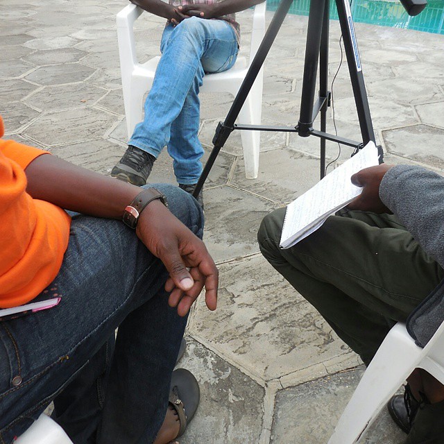 #Abasiyazzi interviewing one of the nine arrested and charged with SODOMY in western Uganda. Video to follow.