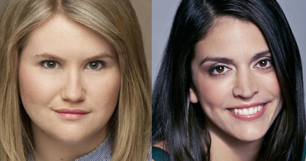 Ghostbusters Eyes Jillian Bell and CECILY STRONG