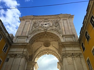 Rua Augusta Arch, Lisbon, Portugal