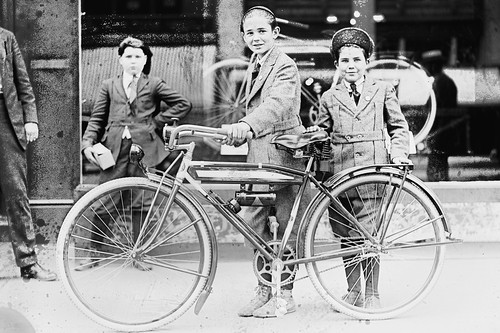 Times Boy and bicycle 1921 ©  Michael Neubert