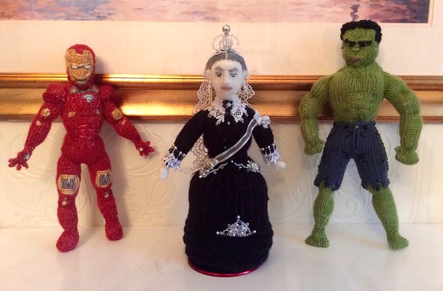 Ironman,Queen Victoria, Increditable Hulk