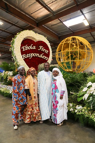 2015 年玫瑰花车游行：埃博拉急救人员