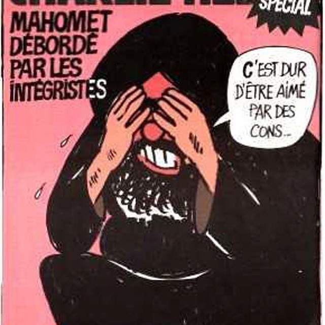 All my thoughts are with Charlie hebdo  A sad day for humanity