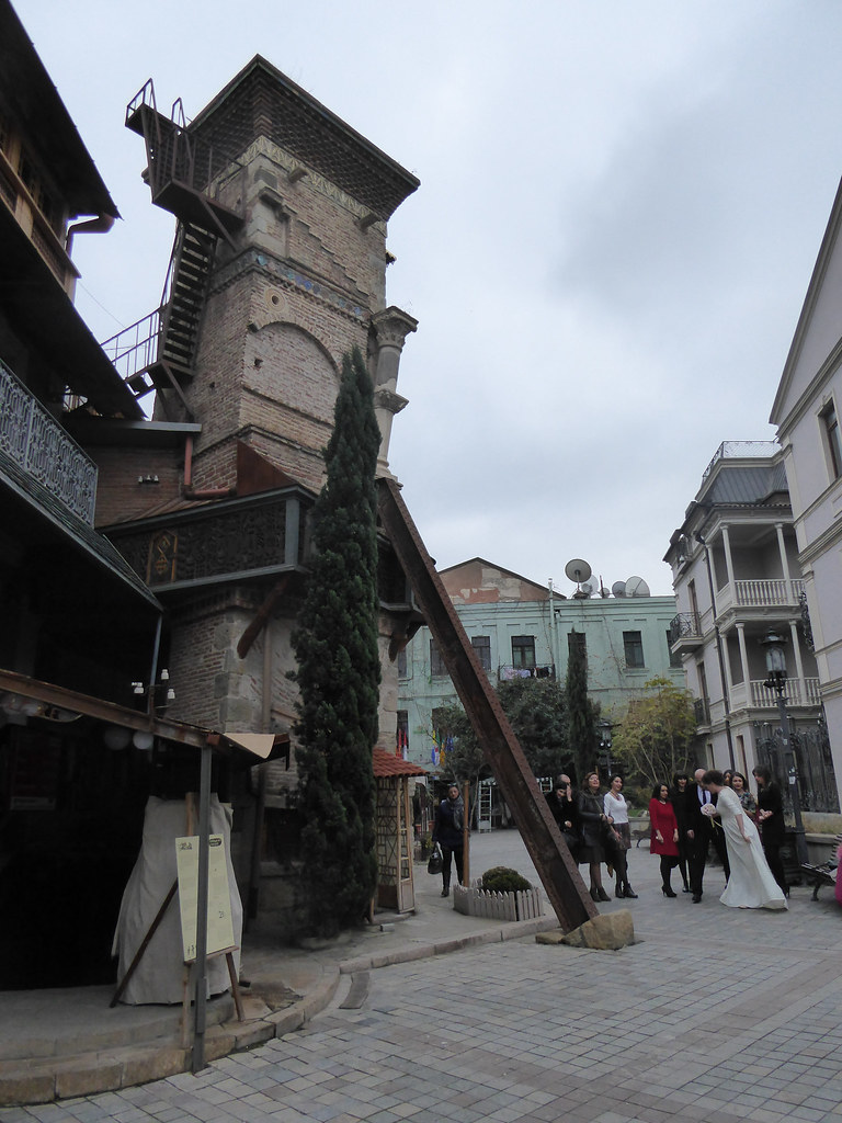 The leaning tower of Tbilisi