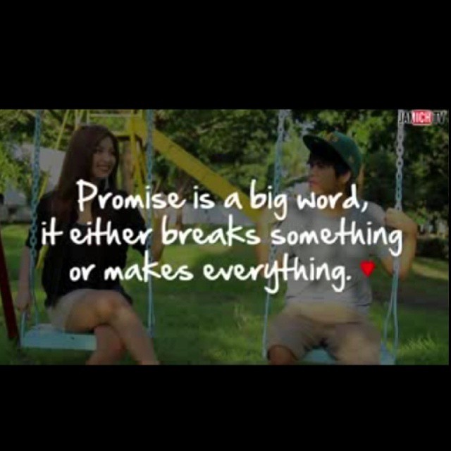 Promise is A BIG WORD. ❤ @jamich @jamich @jamich  #pinkyswear harthart♥