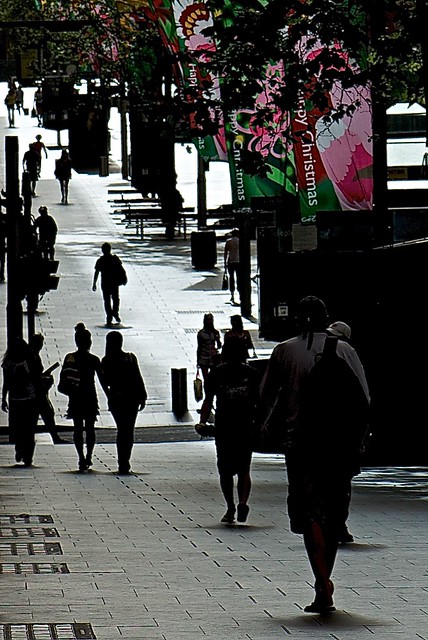 Early Sunday morning in Martin Place.