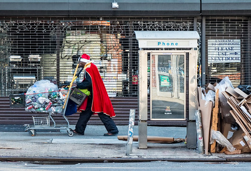 Santa on the street
