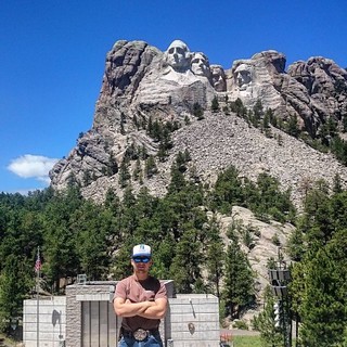 Show magnificent monument produced by chiseling mountain