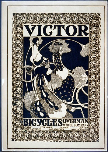Will Bradley - Three women on bicycles (1895) ©  Michael Neubert
