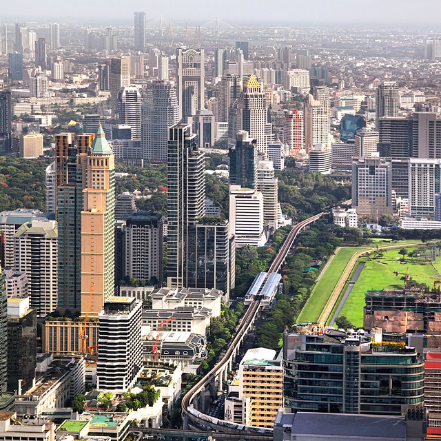 Viewpoint of Baiyoke tower - highest rooftop of Thailand