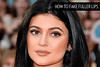 KYLIE JENNER talks, but her lips barely move along