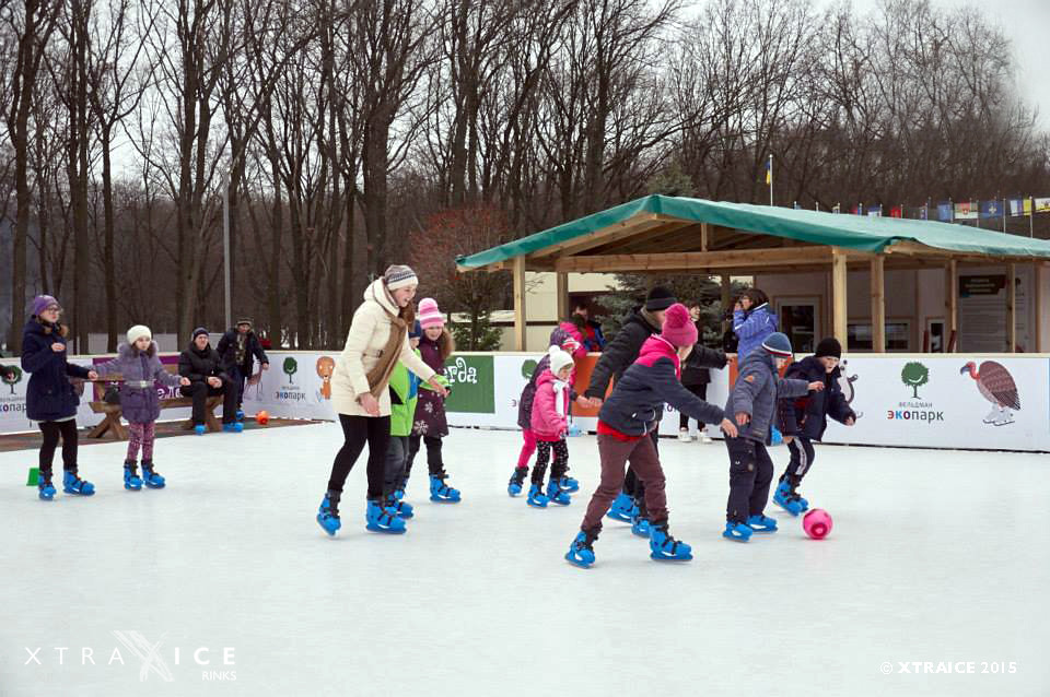 : Synthetic ice rink in Ukraine