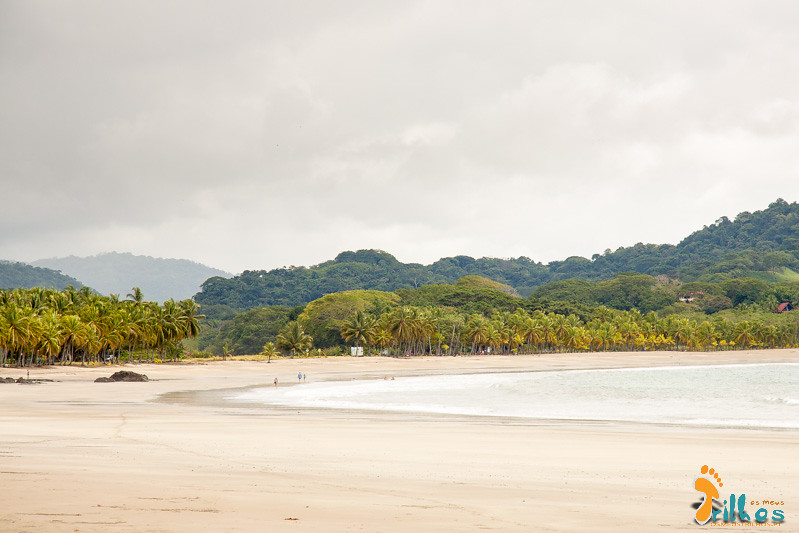 Uma das praias mais bonitas que vimos na Costa Rica