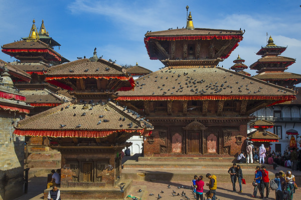 Durbar square in Kathmandu, 6 weeks ago!