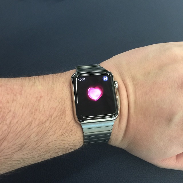 Me sending my #heartbeat to Jon? #AppleWatch  #Apple #watch.