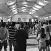 Residents at Choa Chu Kang paying tribute to Singapores founding Prime Minister, Mr. Lee Kuan Yew at Choa Chu Kang GRC Community Tribute, it will remain open for 24 hours as of Wednesday (Mar 25) until the end of the STATE FUNERAL.