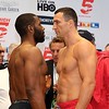 Official weigh-in results from Madison Square Garden in NYC:  KLITSCHKO (241.6 lbs) VS. JENNINGS (226.8 lbs)   #KlitschkoJennings Photo Credit: Elsa/Getty Images #boxing #FIGHTIMAGES
