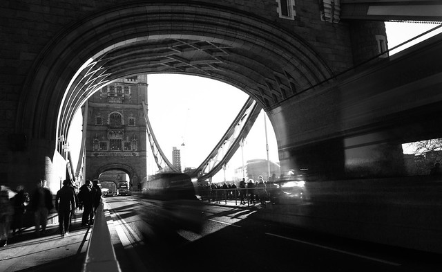 Tower Bridge Traffic Mono
