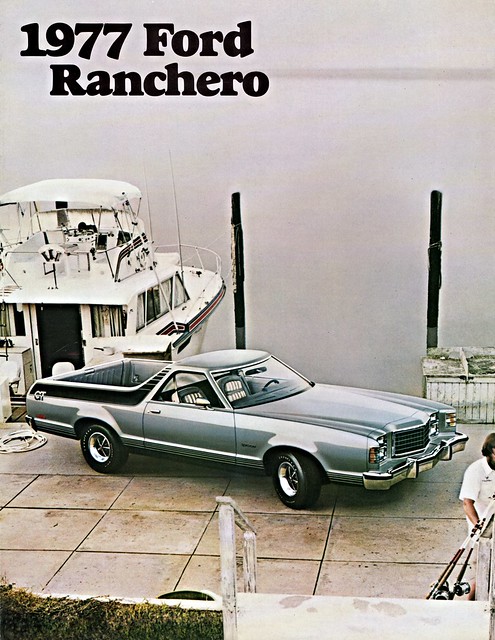 ford truck pickup 1977 brochure ranchero