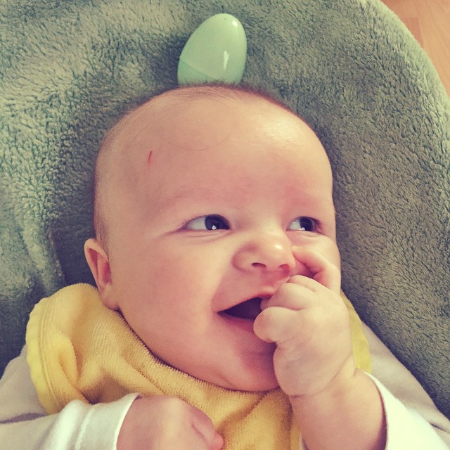 Hes ready for Easter! #Easter #baby #DMbabies #cuteness #momlife #2months