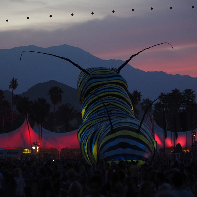 Watching the sunset @Coachella #Coachella2015