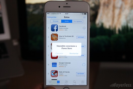 Apple reporta problemas en la App Store y sus demas tiendas