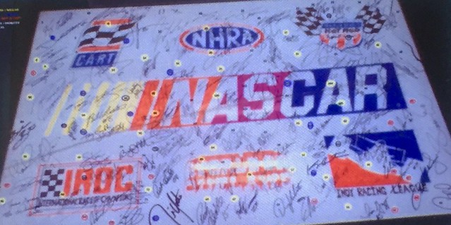 The NASCAR, INDY, NHRA, and Monster Trucks, Drivers Signed Light Table