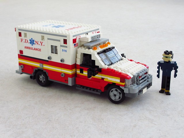 newyork ford lego ambulance ems fdny f350