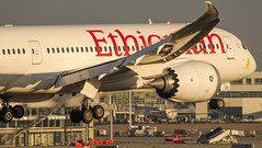 Ethiopian Boeing 787 about to touch down on Brussels runway 01 • <a style="font-size:0.8em;" href="http://www.flickr.com/photos/125767964@N08/16948631867/" target="_blank">View on Flickr</a>