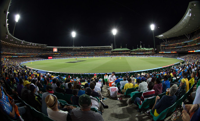 A concourse view, Australia v India