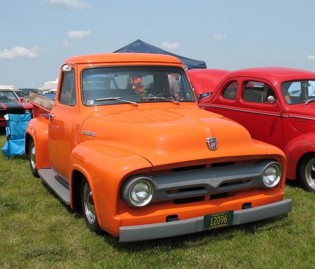 ford pickup f100 1950s carshow meltdowndragsbyronillinois