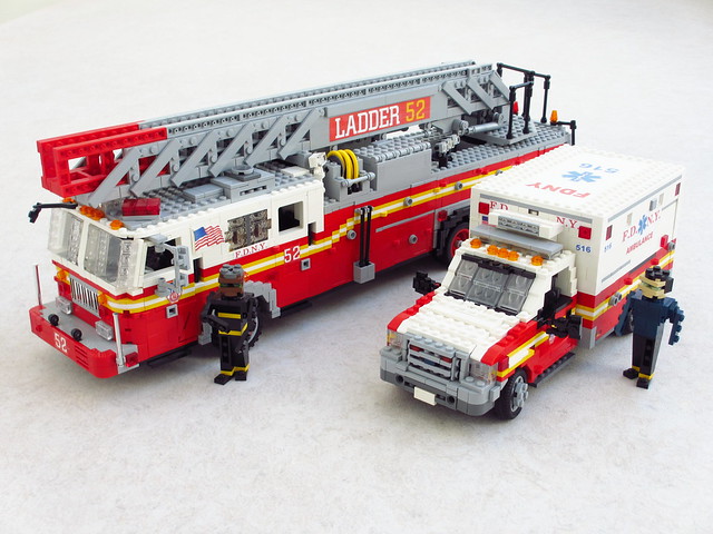 newyork ford lego ambulance ems fdny f350