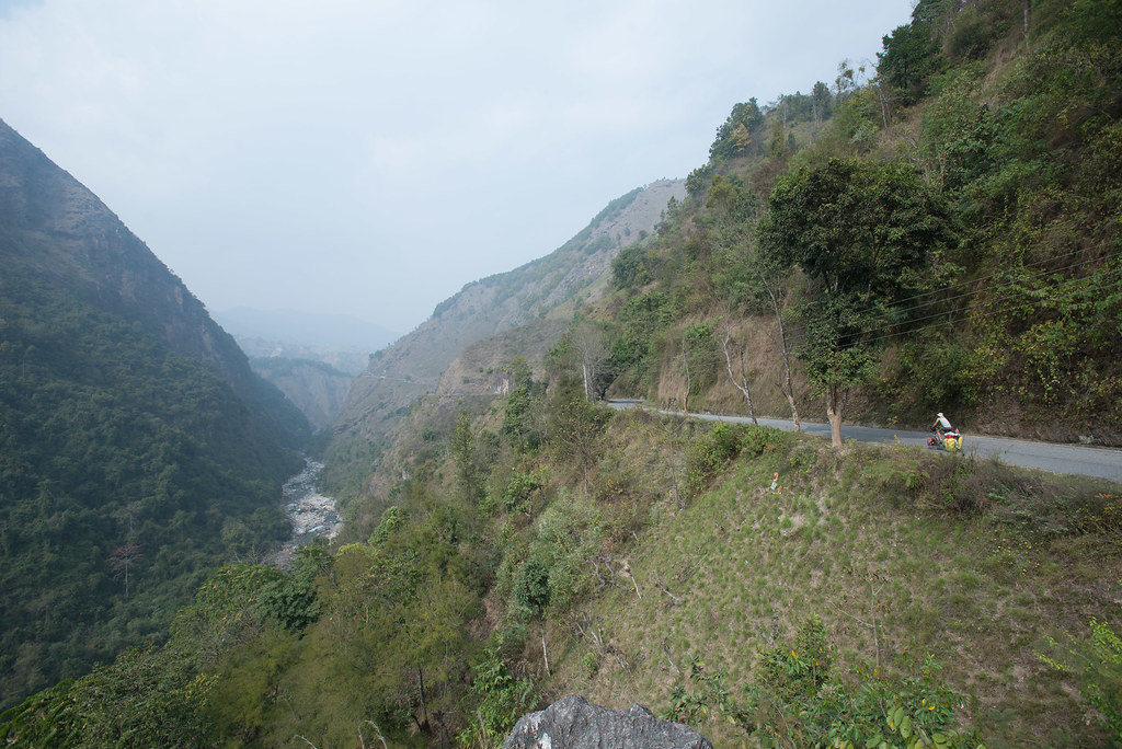 Riding on the edge in Nepal