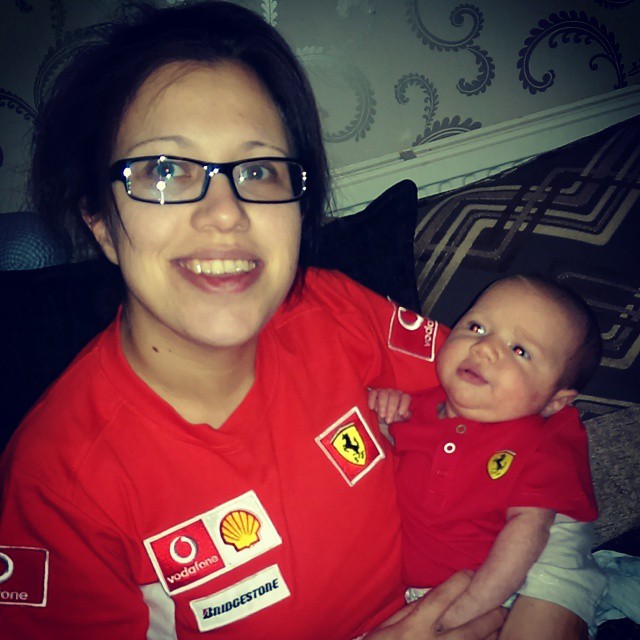 Annabelle and Ruby enjoying the f1 highlights after a nice mothers day meal. Go Ferrari!! #Ferrari #formula1 #f1 @bbcsport #bbc1 #australia
