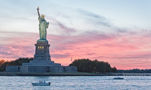 Statue of Liberty  - New York City - Sunset