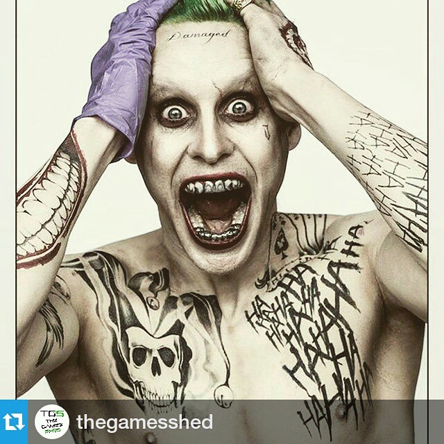 Very different from Heath Ledgers joker (visually at least) looking forward to how it all plays out   #Repost @thegamesshed ・・・ JARED LETOs Joker for 2016 Suicide Squad movie. Yes or no? #joker #dc #dcuniverse #batman #suicidesquad #geek #comic #comics