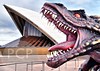 Game of Thrones Dragon at Sydney Opera House