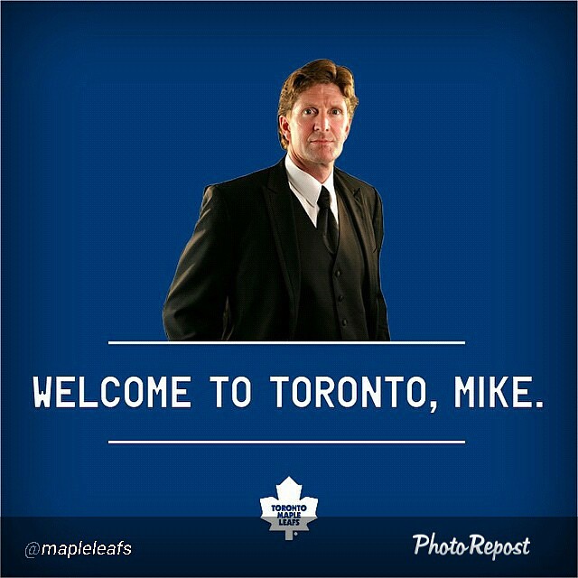 By @mapleleafs The Toronto Maple #Leafs have named MIKE BABCOCK the 30th head coach in club history. #TMLtalk via @PhotoRepost_app