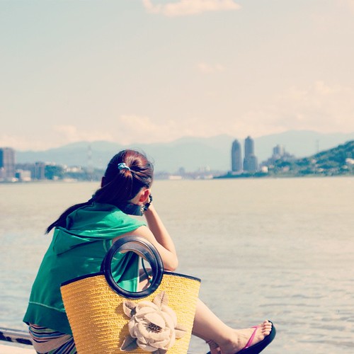     ... 2010      #Travel #Tamsui # #Taiwan #2010 #Memories #Girl #Photographer #Sea #River ©  Jude Lee