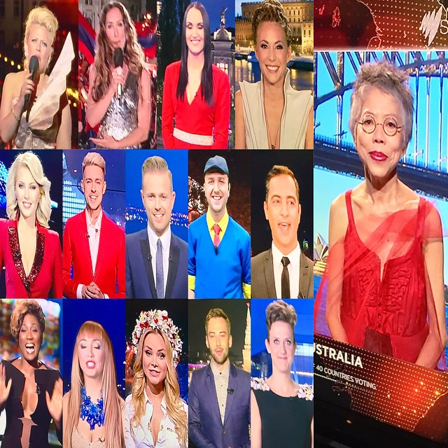 Faces of #EUROVISION :)