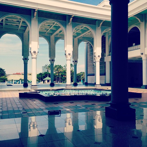   ...      #Travel #Surabaya #Indonesia #Mosque #Corridor #Column #Floor #Reflection ©  Jude Lee
