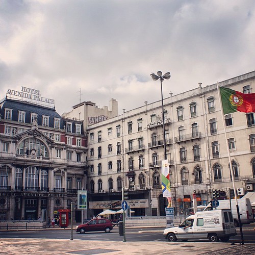       ... 2012     #Travel #Lisbon #Lisboa #Portugal #2012 #Memories #Square #Plaza #Flag ©  Jude Lee