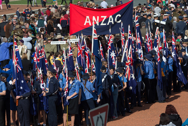 ANZAC DAY, Australian War Memorial, National Service. 25/04/15