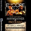 By @chevellesbar via @RepostWhiz app: Chevelles Bar & Grill will be closed Saturday so you can join us at Encöre Lounge this Saturday for Fight night 👊 💢 Mayweather ~ vs ~ Pacquiao Saturday May 2nd open at 6p $20 entry :black_medium_small_squa