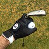 Rocking the Snow White Apple Watch with my Luke Skywalker golf glove (which I picked up at a course in Pakistan btw!) and @xtianbovines Dads 7-iron.  Im not any good at golf -- shot a 132-- but today was the first day Id say Im able to competently pl