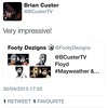 Wow! Brian Custer @bcustertv replied asked if liked our art! He interviewed mayweather at the last press conference 😉