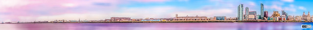 Liverpool - Large format Pano - Coloured