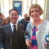 With Grayson Perry at the opening of London Craft Week. Giving weave demonstrations in our shop tomorrow.