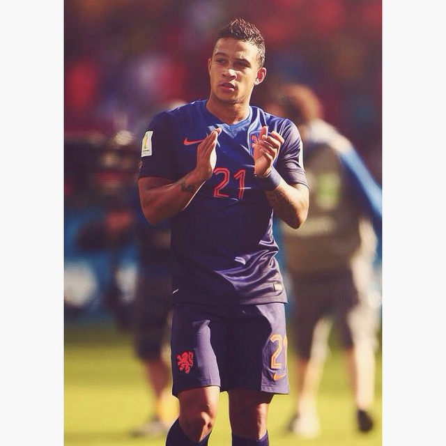Welcome to the Theatre of Dreams MEMPHIS DEPAY. Super excited to to see you in Manchester United Colors ❤️ #DepayIsRed