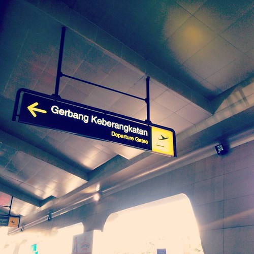 Goodbye! Surabaya!! #Travel #Indonesia #Surabaya #Airport #Sign ©  Jude Lee